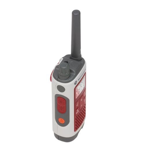 Motorola T480 FRS Emergency Red & White Talkabout Two Way Radio