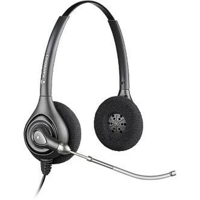 Plantronics HW261 64337-31 SupraPlus Binaural Refurb Headset